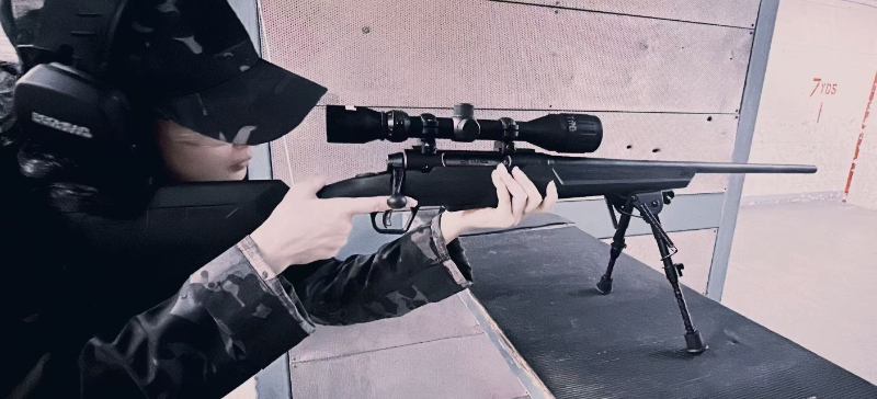 Precision rifle training at range