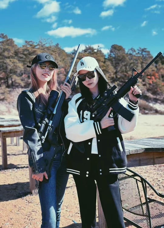 Outdoor firearms training session