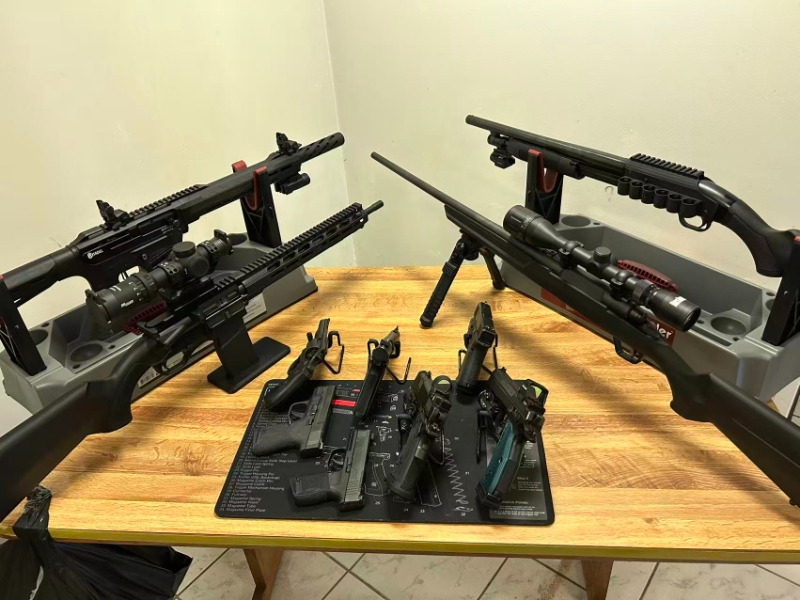 Training firearms display